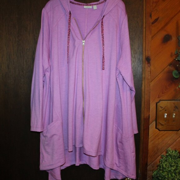 NWOT Logo zip up hoodie 3X Sharp - Picture 1 of 10